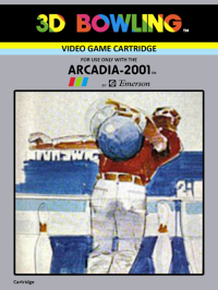3D Bowling Arcadia 2001 US box art